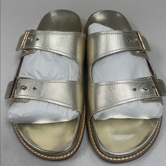 Cole Haan Women's Marisol Footbed Sandal Soft Gold Leather Size 10M W32385 NWOB - Picture 10 of 11